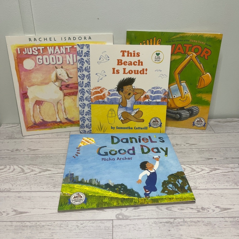 Dolly Parton Imagination Library Kids Book Lot 4 Little Excavator Daniel